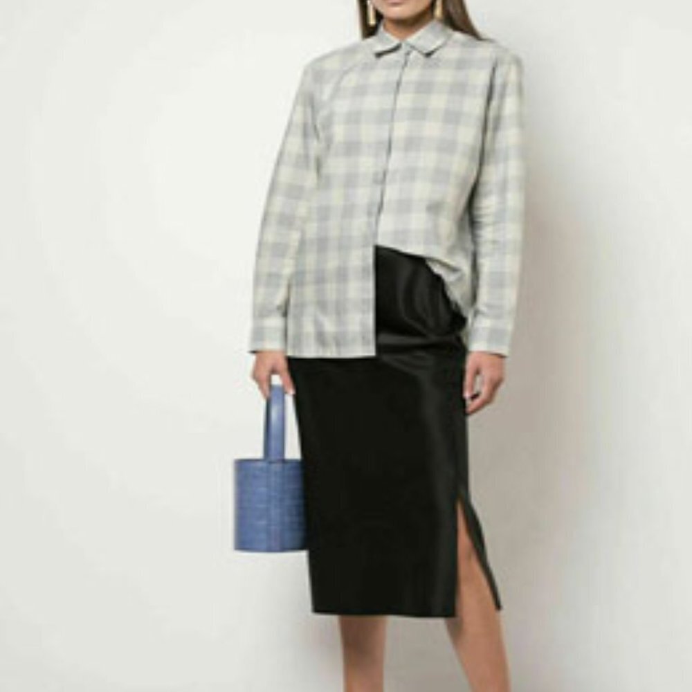 Theory Check Classic Menswear Shirt